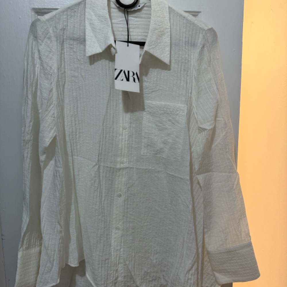 Zara long sleeve shirt NEW WITH TAGS